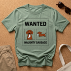 Wanted Naughty Sausage T-Shirt