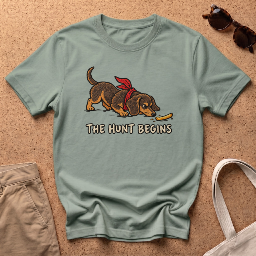 The Hunt Begins T-Shirt - Sage