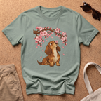 Cherry Blossoms T-Shirt - Sage