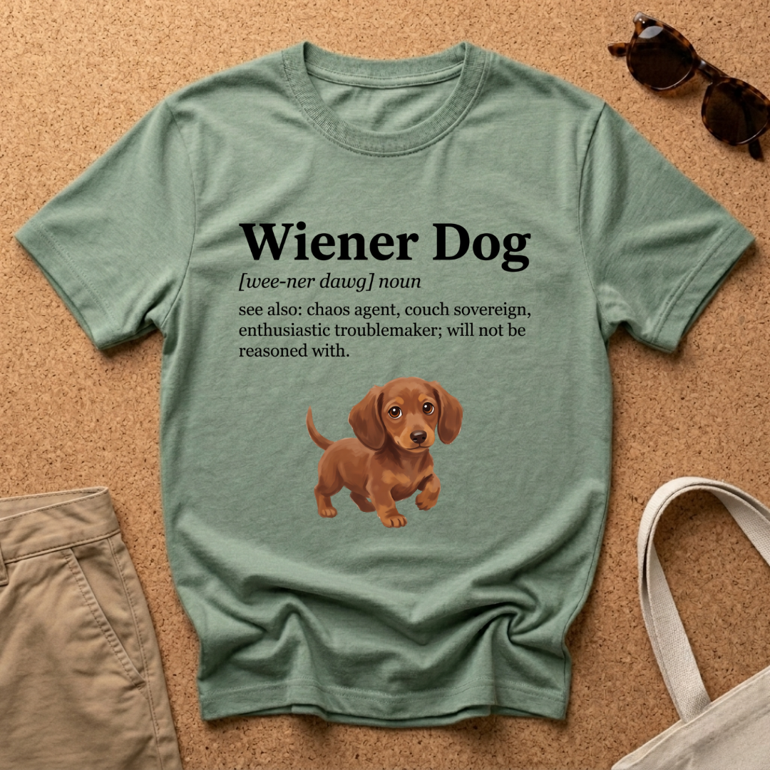 Wiener Dog Cuddly T-Shirt