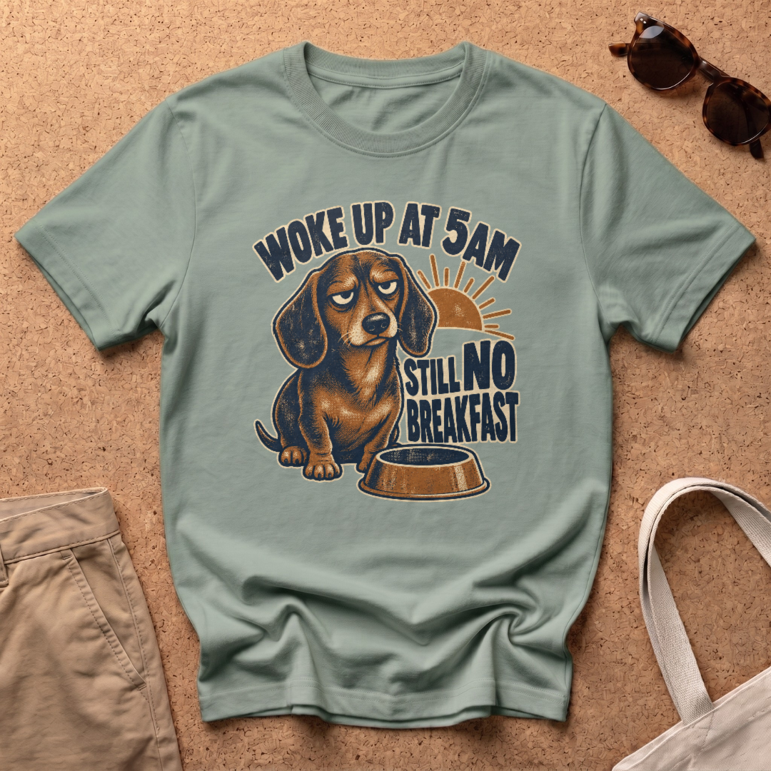Woke Up At T-Shirt - Sage