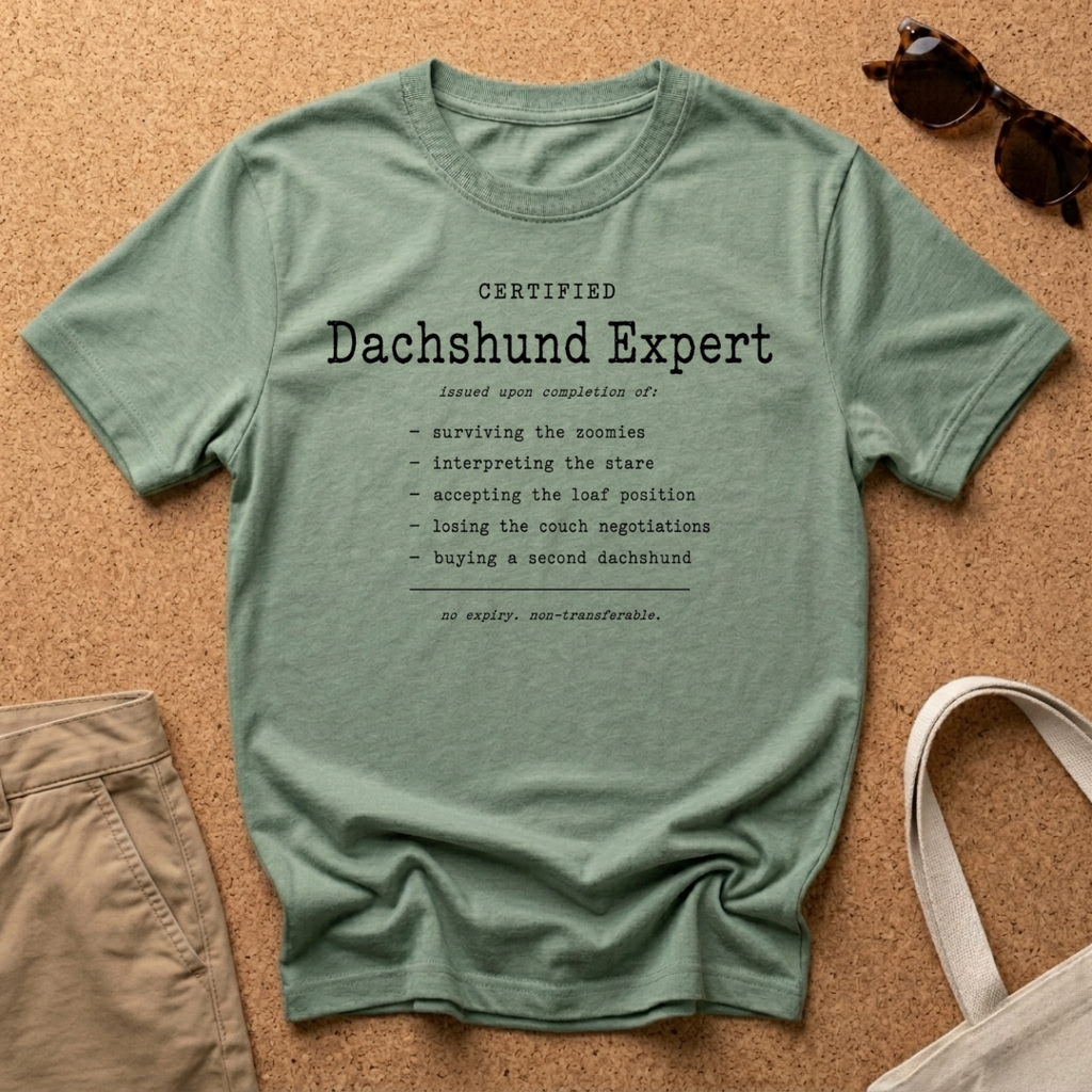 Certified Dachshund Expert T-Shirt