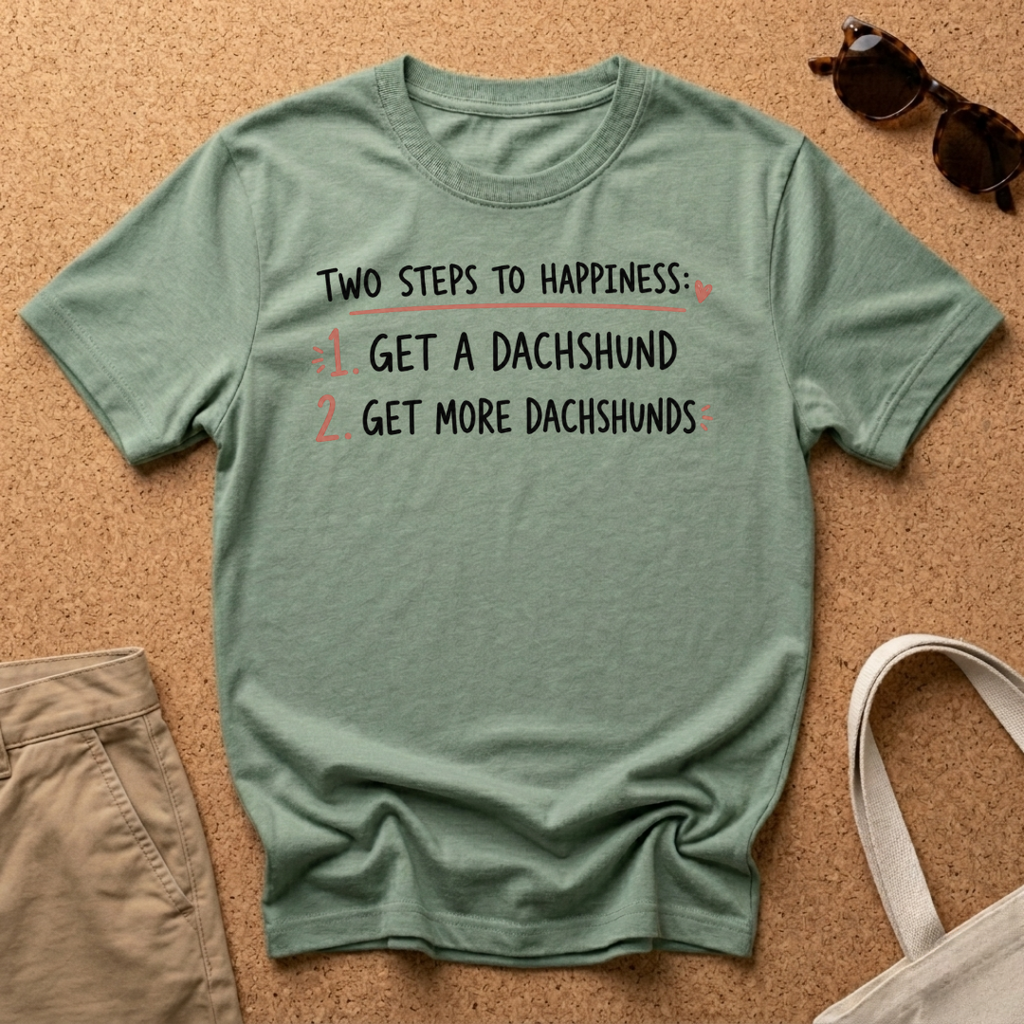 Two Steps to Happiness T-Shirt