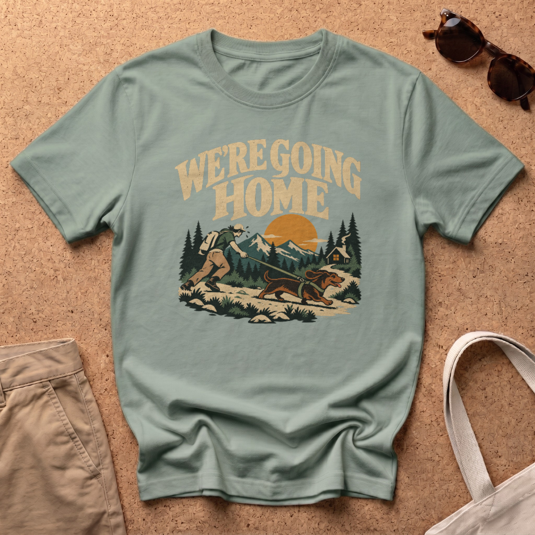 Going Home T-Shirt - Sage