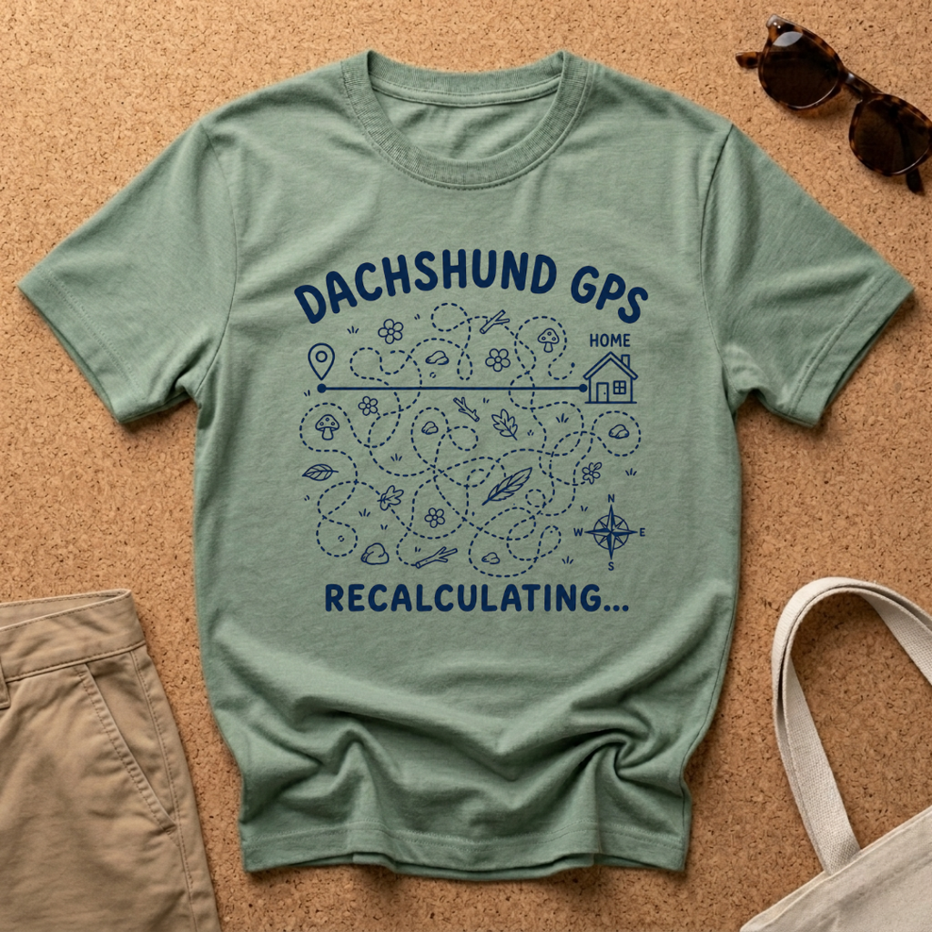 Dachshund GPS T-Shirt