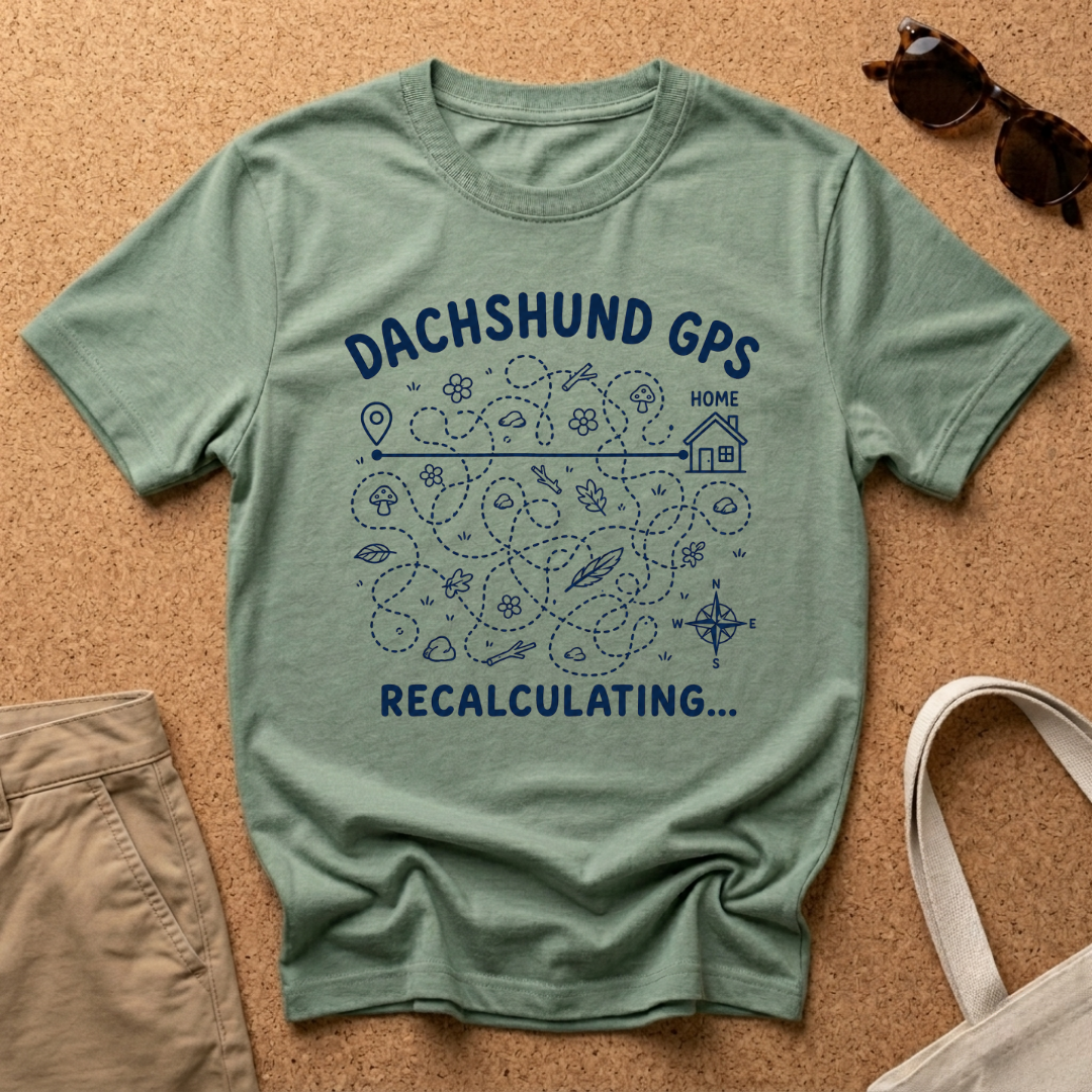 Dachshund GPS T-Shirt