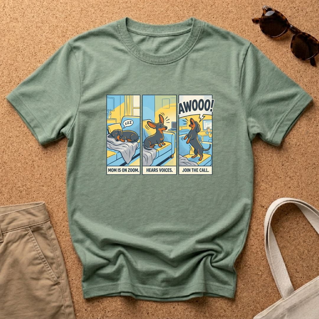 Join The Call Comic Strip T-Shirt