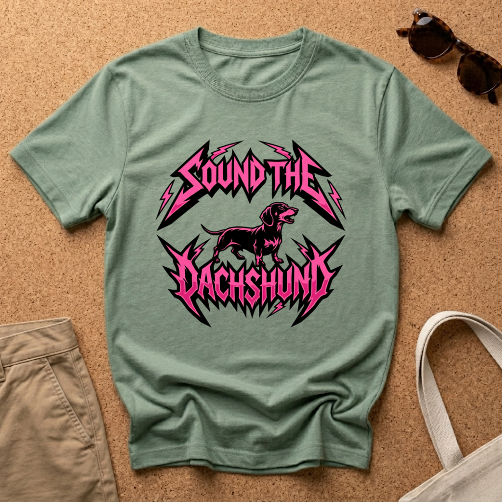 Sound the Dachshund Punk T-Shirt