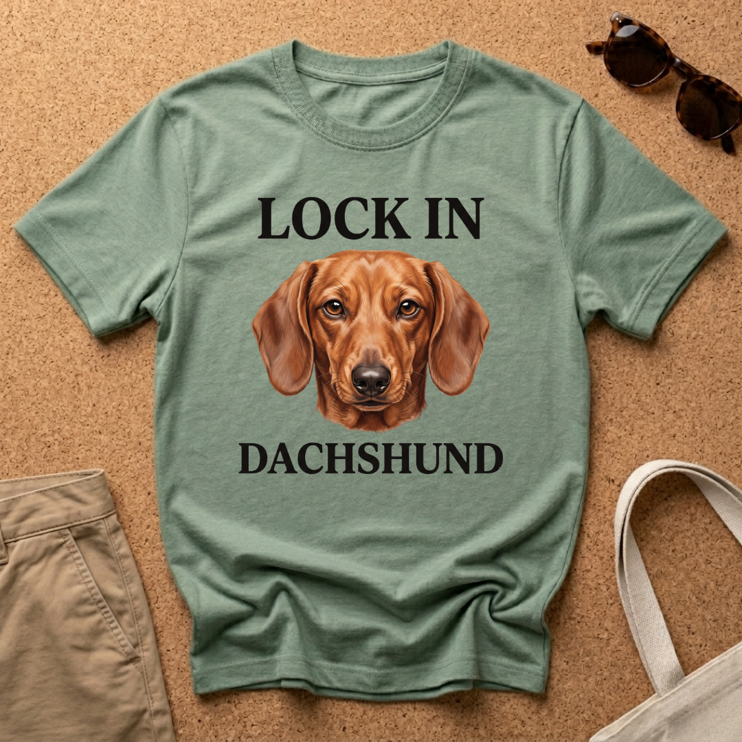 Lock In Dachshund T-Shirt