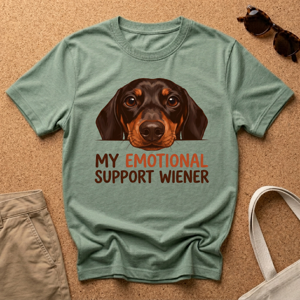 Emotional Support Wiener T-Shirt