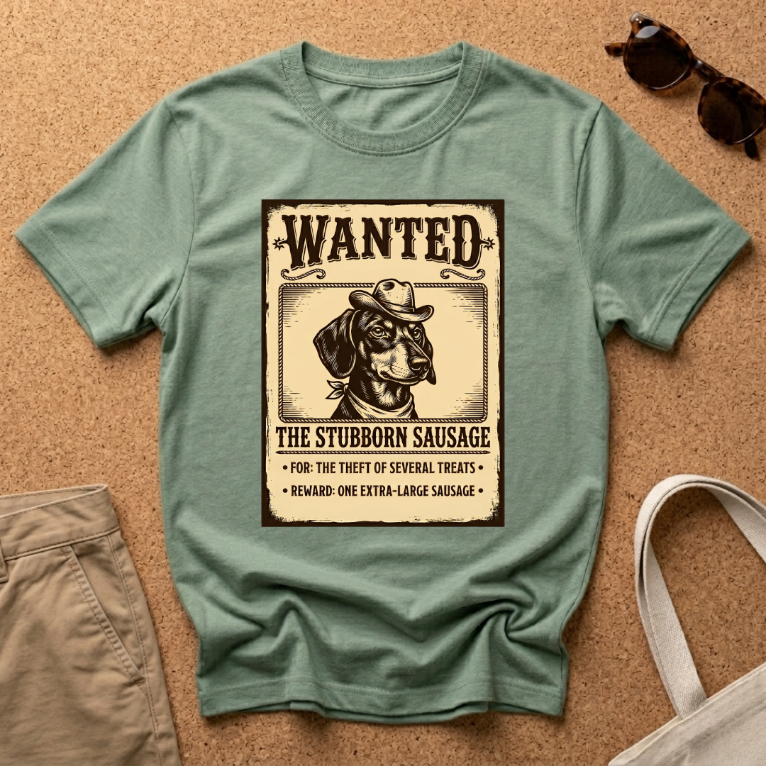 Wanted Stubborn Sausage T-Shirt