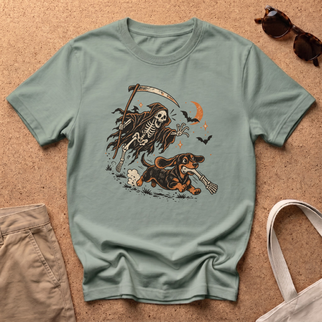 Halloween Chase T-Shirt - Sage