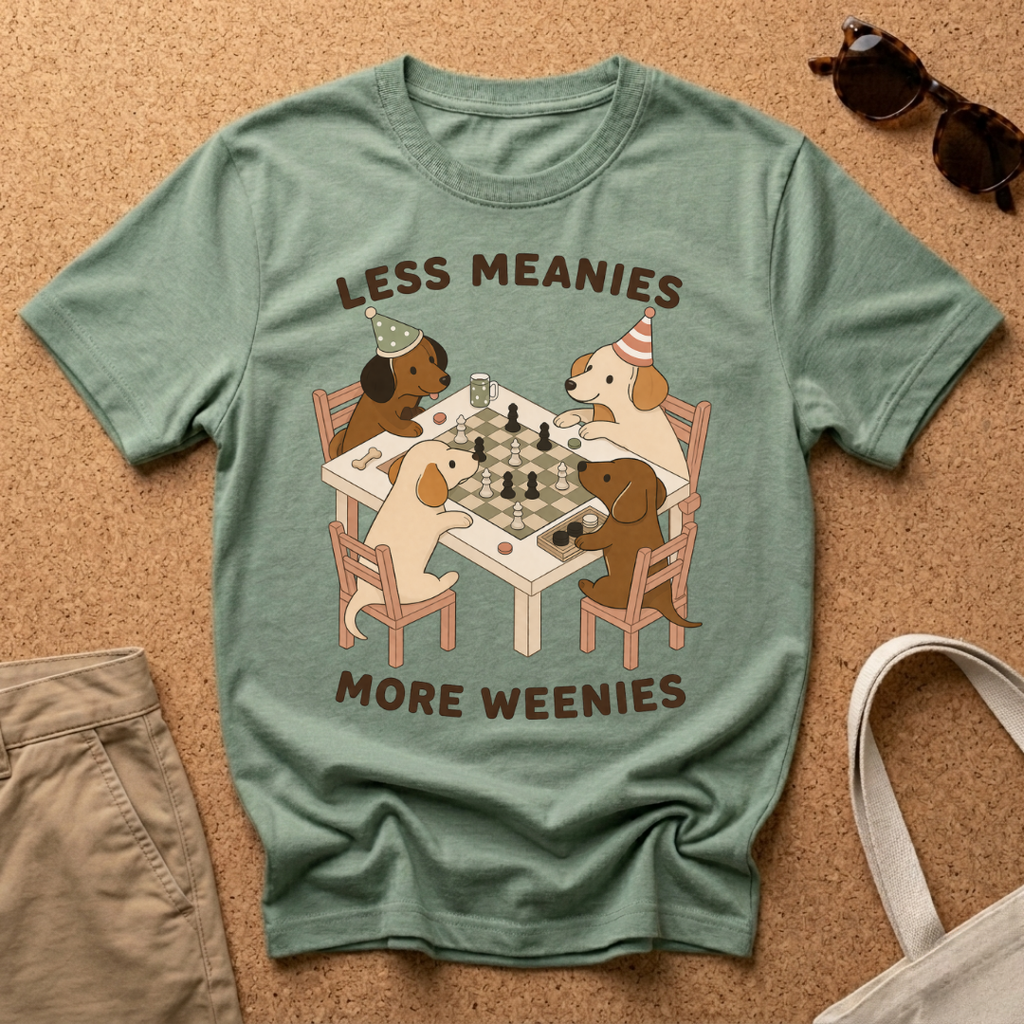 Less Meanies More Weenies T-Shirt