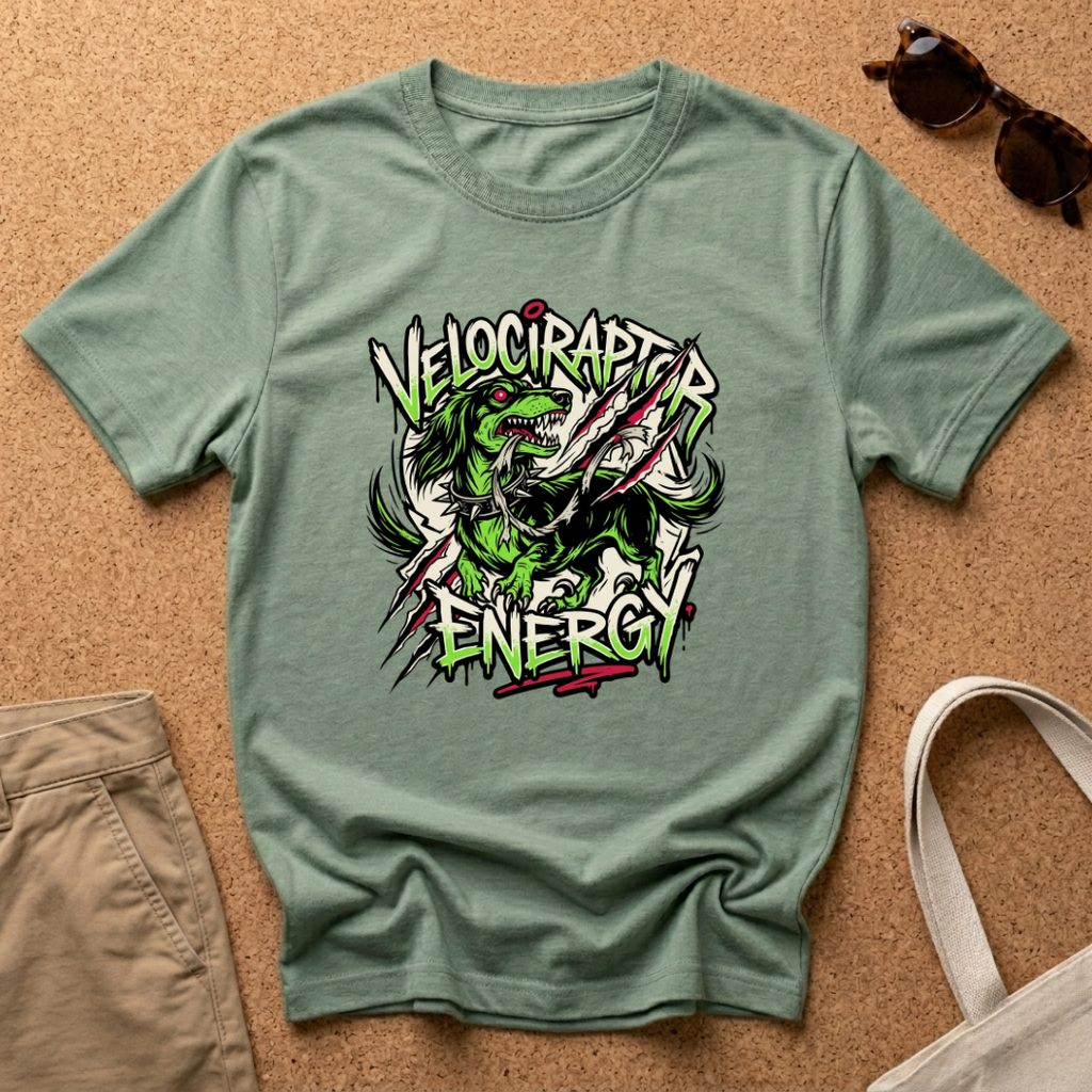 Velociraptor Energy Intense T-Shirt