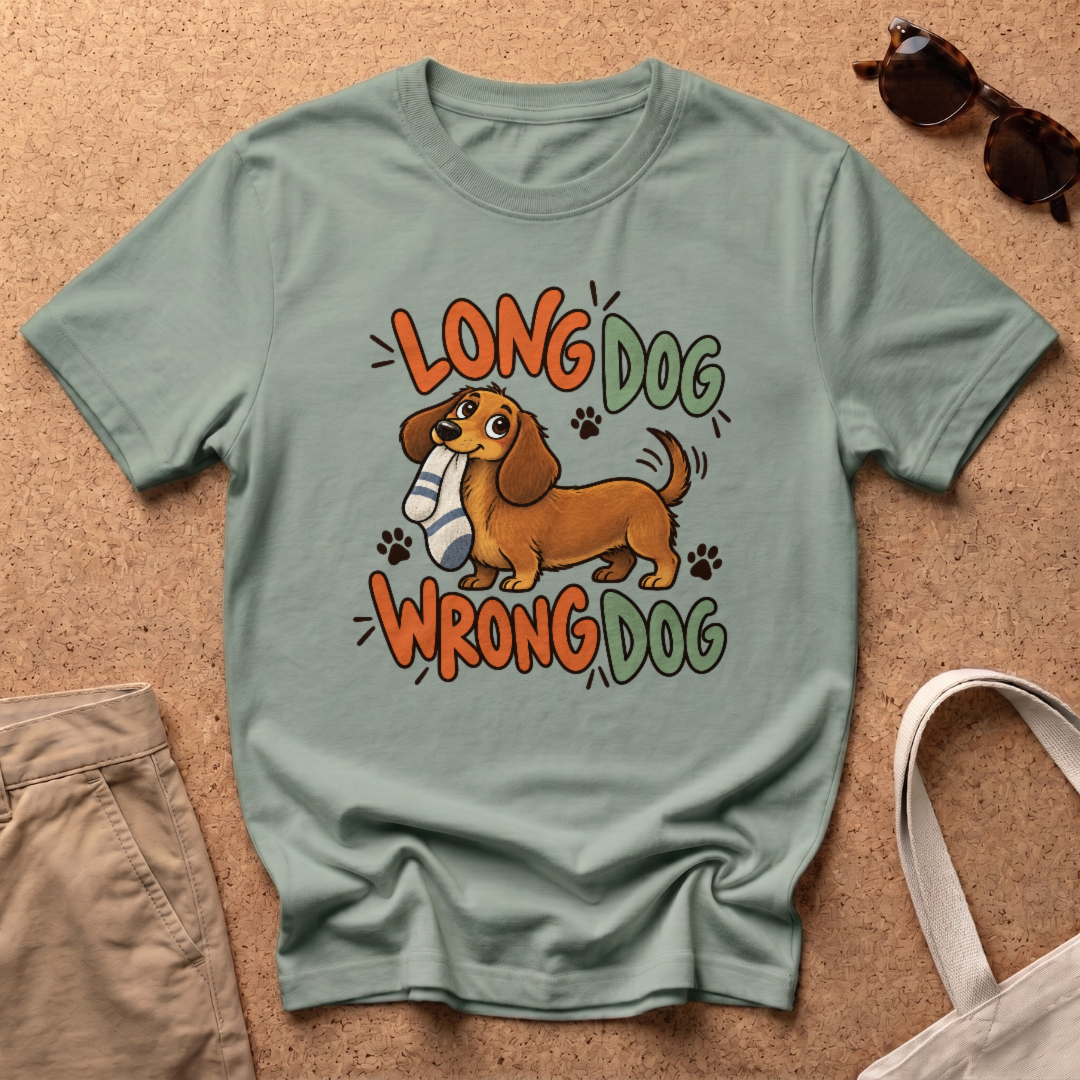 Wrong Dog T-Shirt - Sage