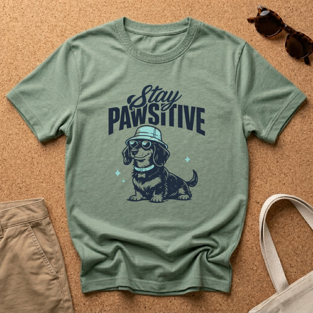 Stay Pawsitive T-Shirt