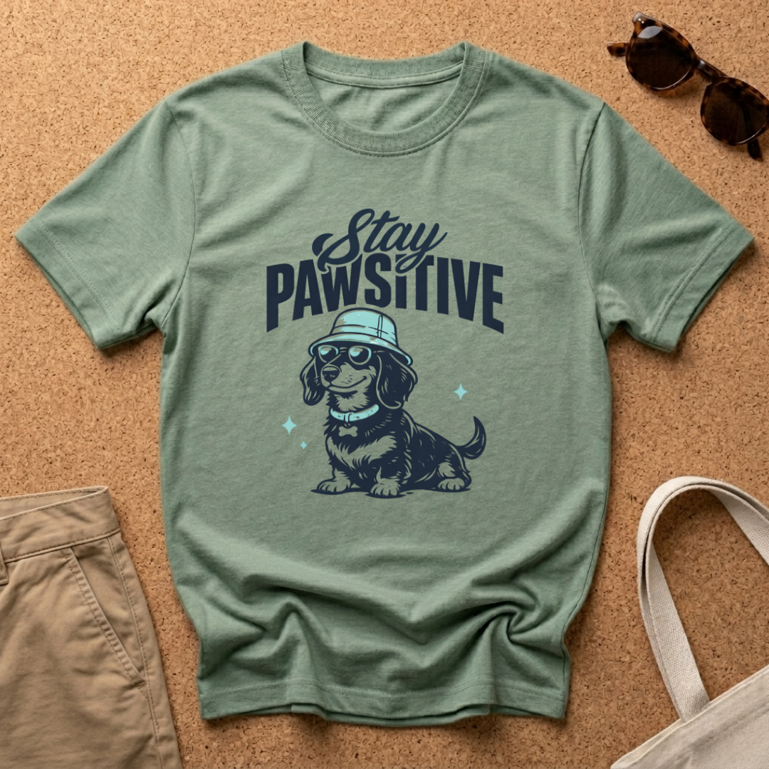 Stay Pawsitive T-Shirt