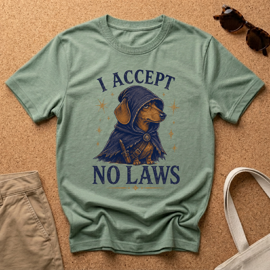 I Accept No Laws T-Shirt