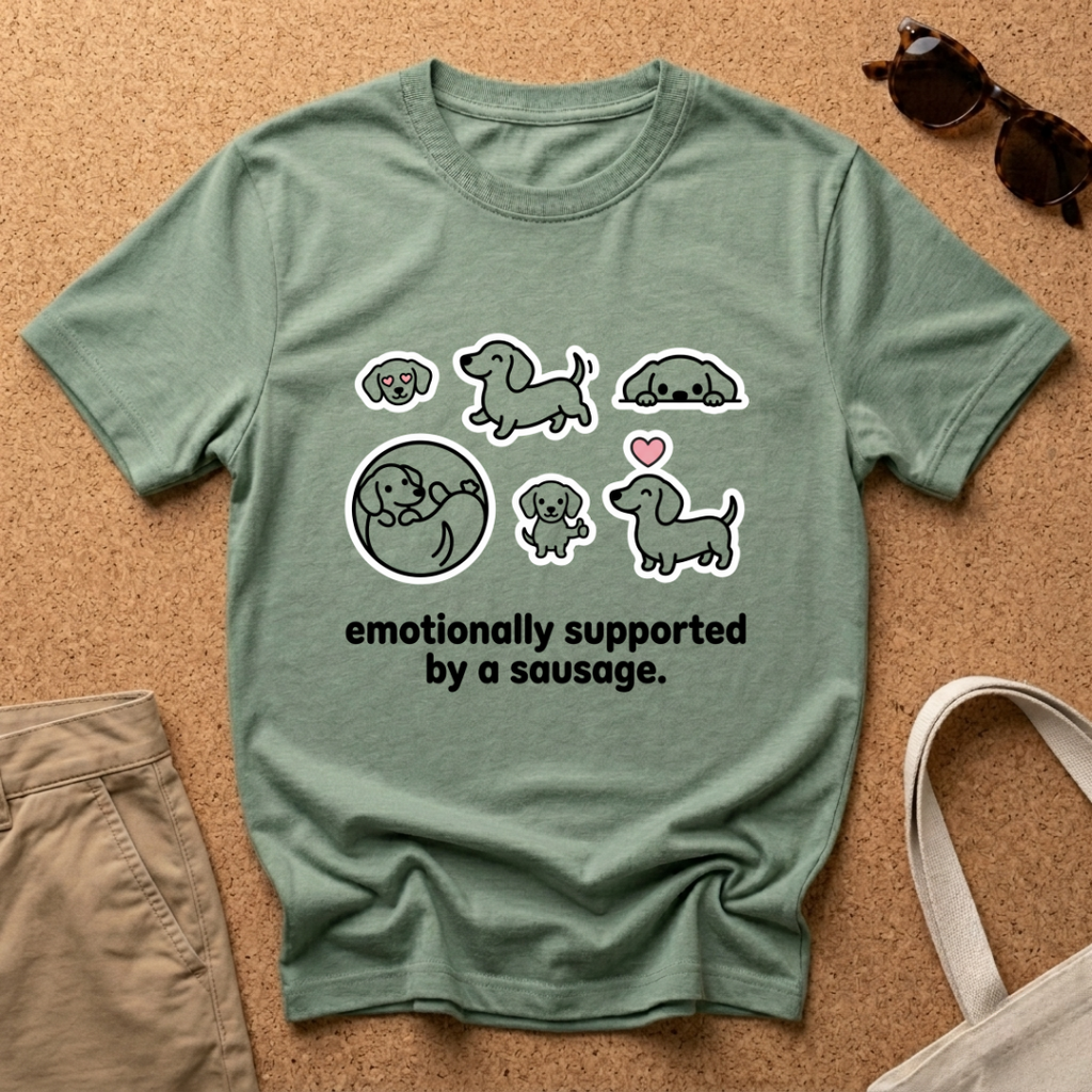 Dachshund Stickers T-Shirt