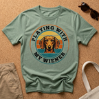 Playing With My Wiener Retro T-Shirt