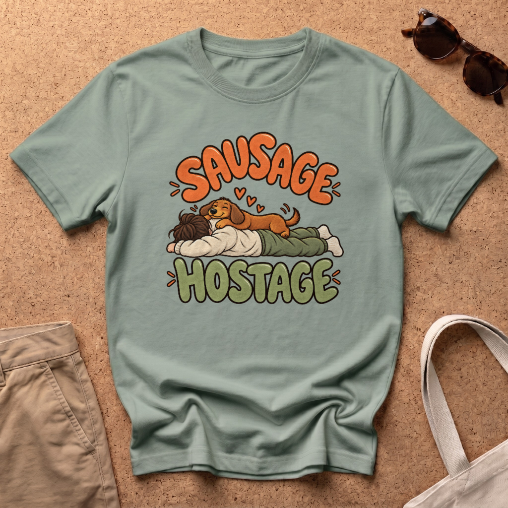 Sausage Hostage T-Shirt - Sage