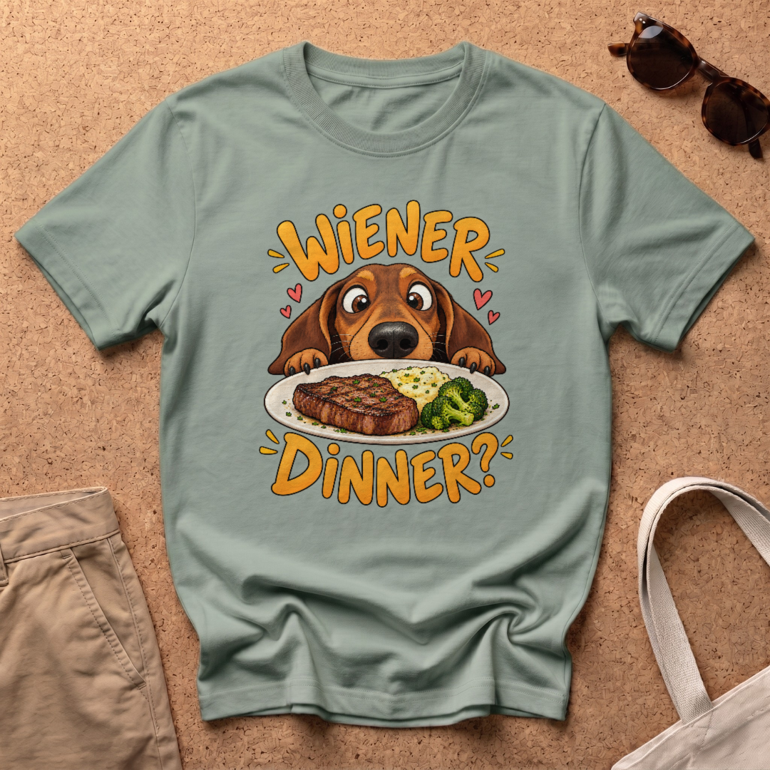 Wiener Dinner T-Shirt - Sage