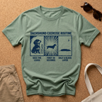 Dachshund Routine Strip T-Shirt