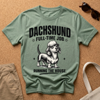 Dachshund Runs the House T-Shirt