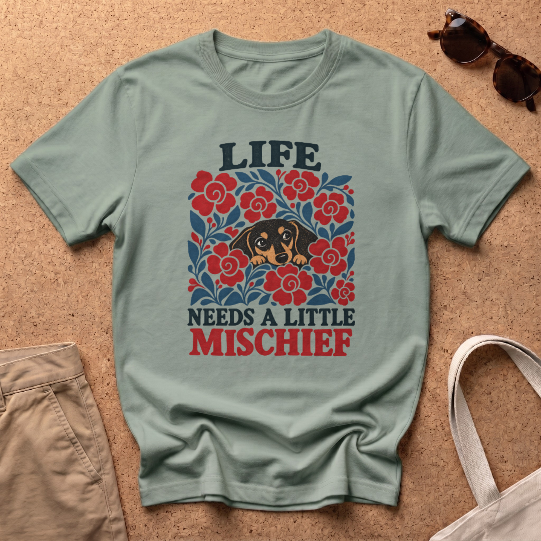 Life Mischief T-Shirt - Sage