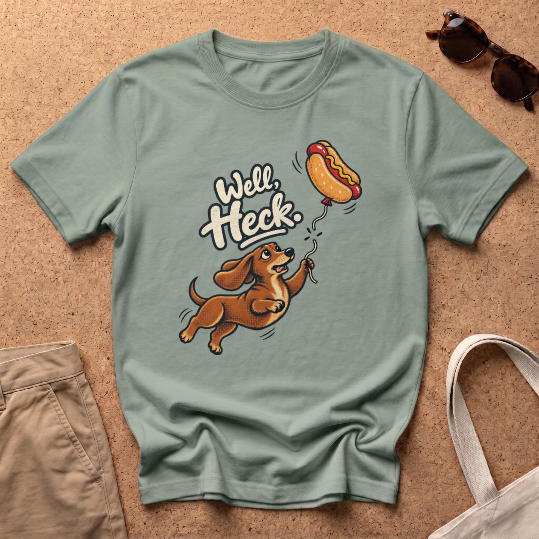 Well Heck T-Shirt - Sage