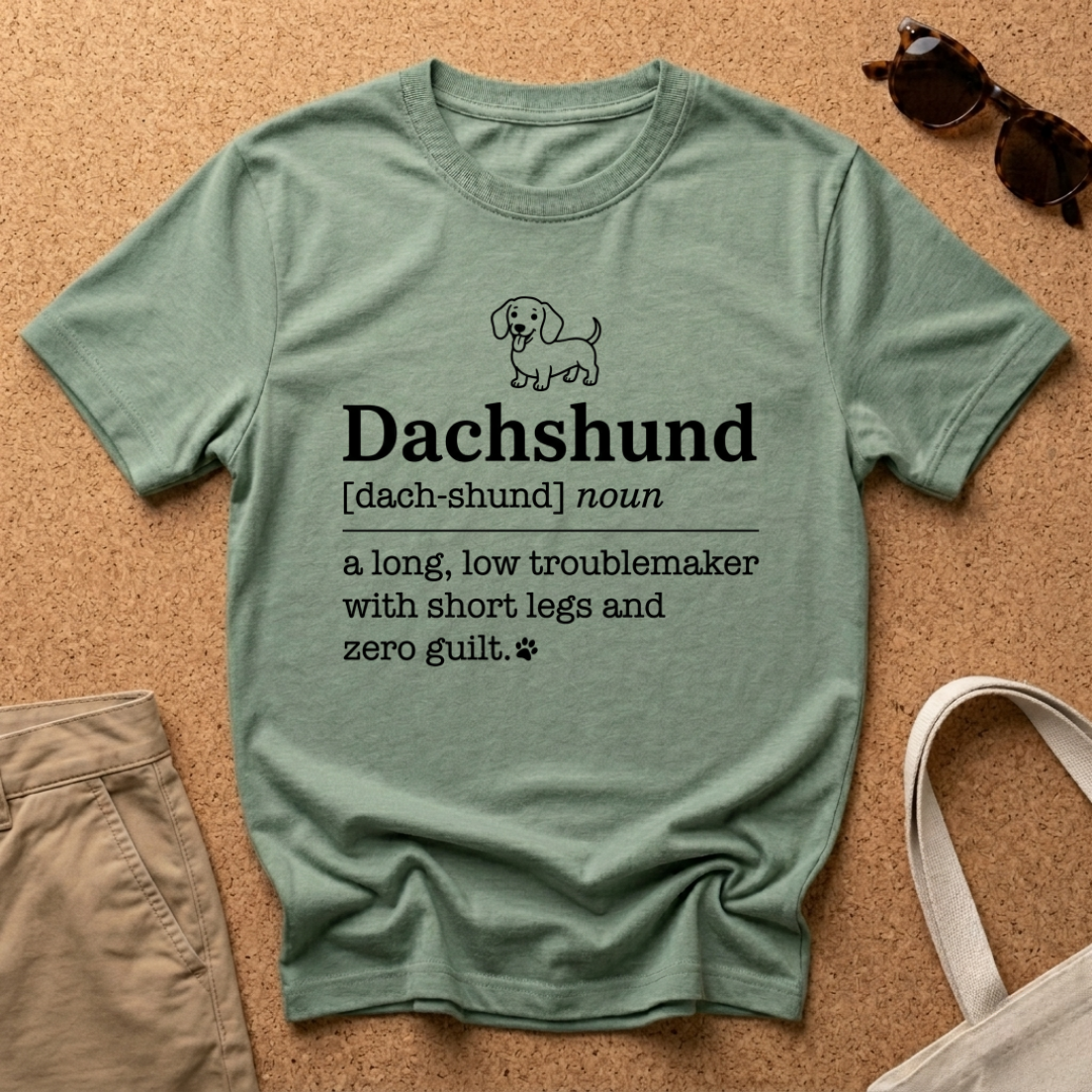 Dachshund Cute Noun T-Shirt