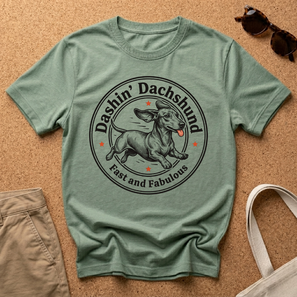 Dashin Dachshund T-Shirt