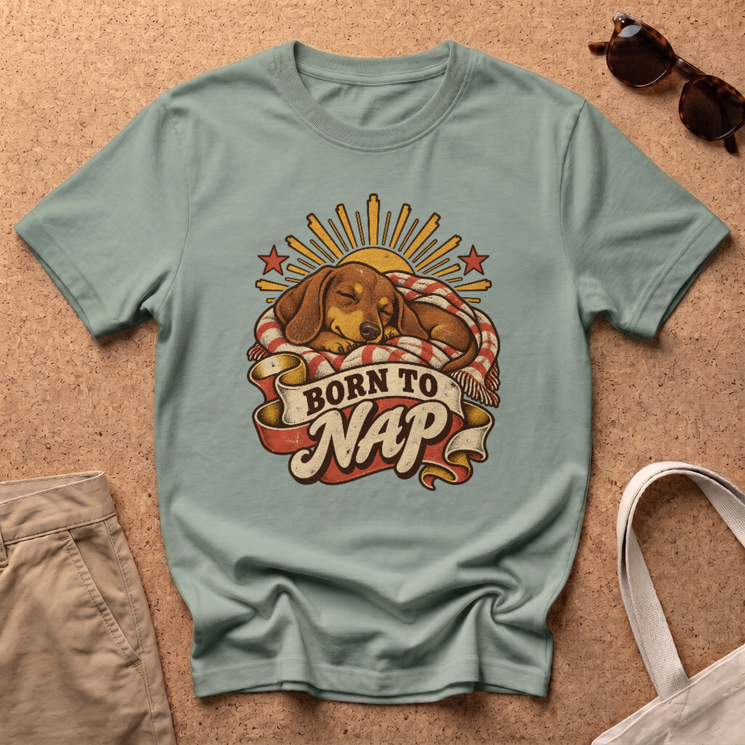 Born to Nap T-Shirt - Sage