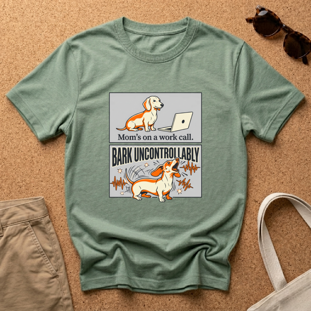 Work Call Comic Strip T-Shirt