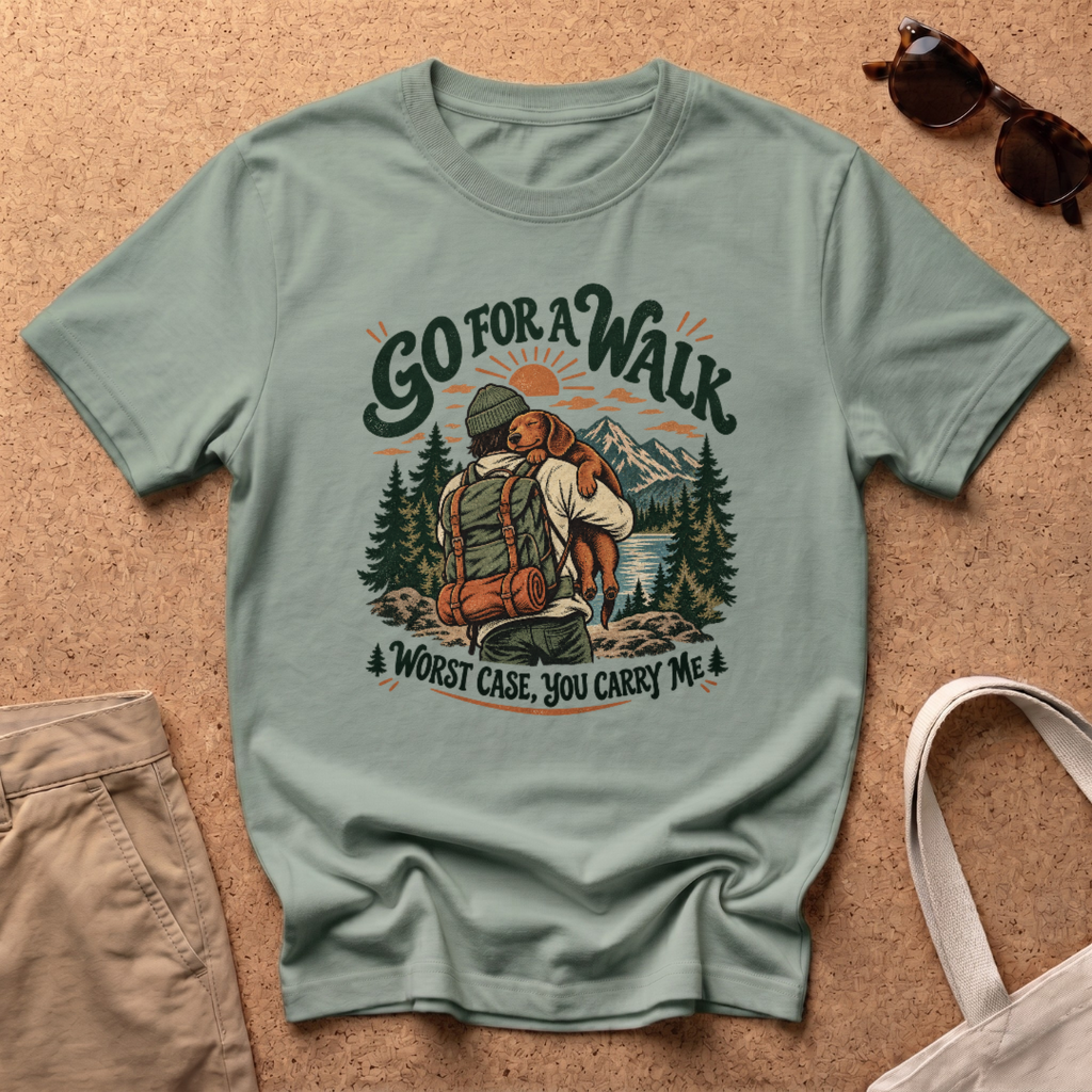 Go For Walk T-Shirt - Sage