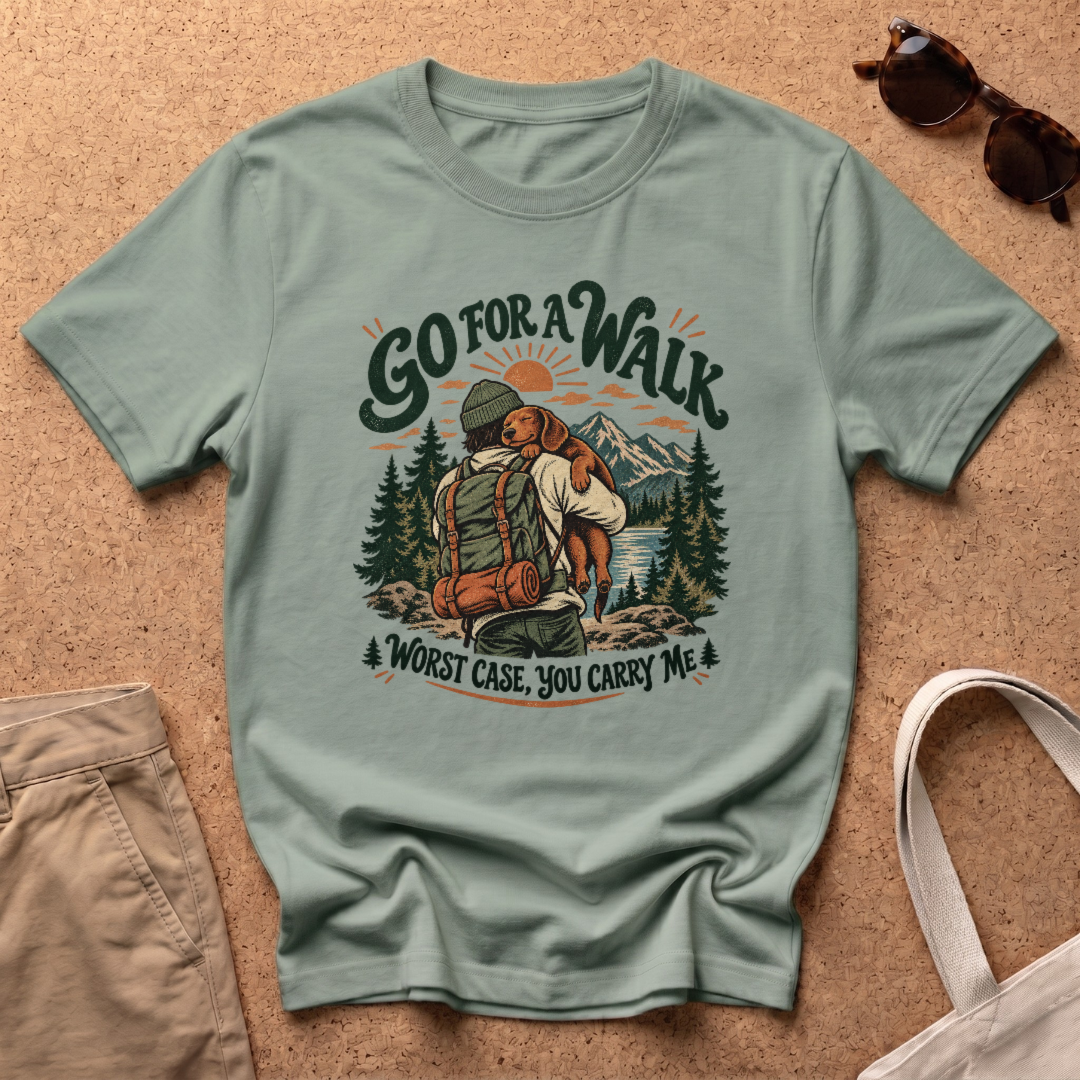 Go For Walk T-Shirt - Sage