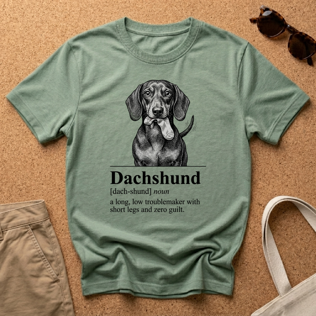 Dachshund Sock Thief T-Shirt