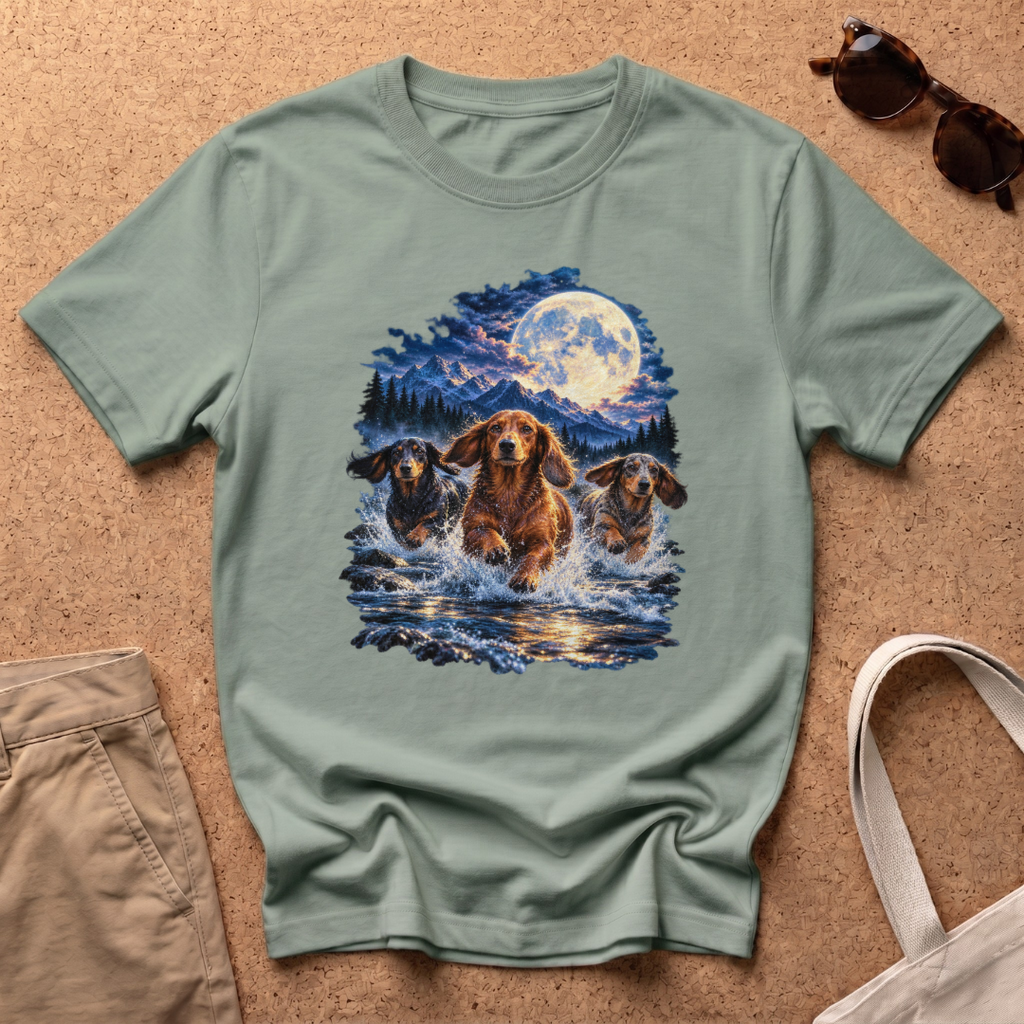 Moonlit River T-Shirt - Sage