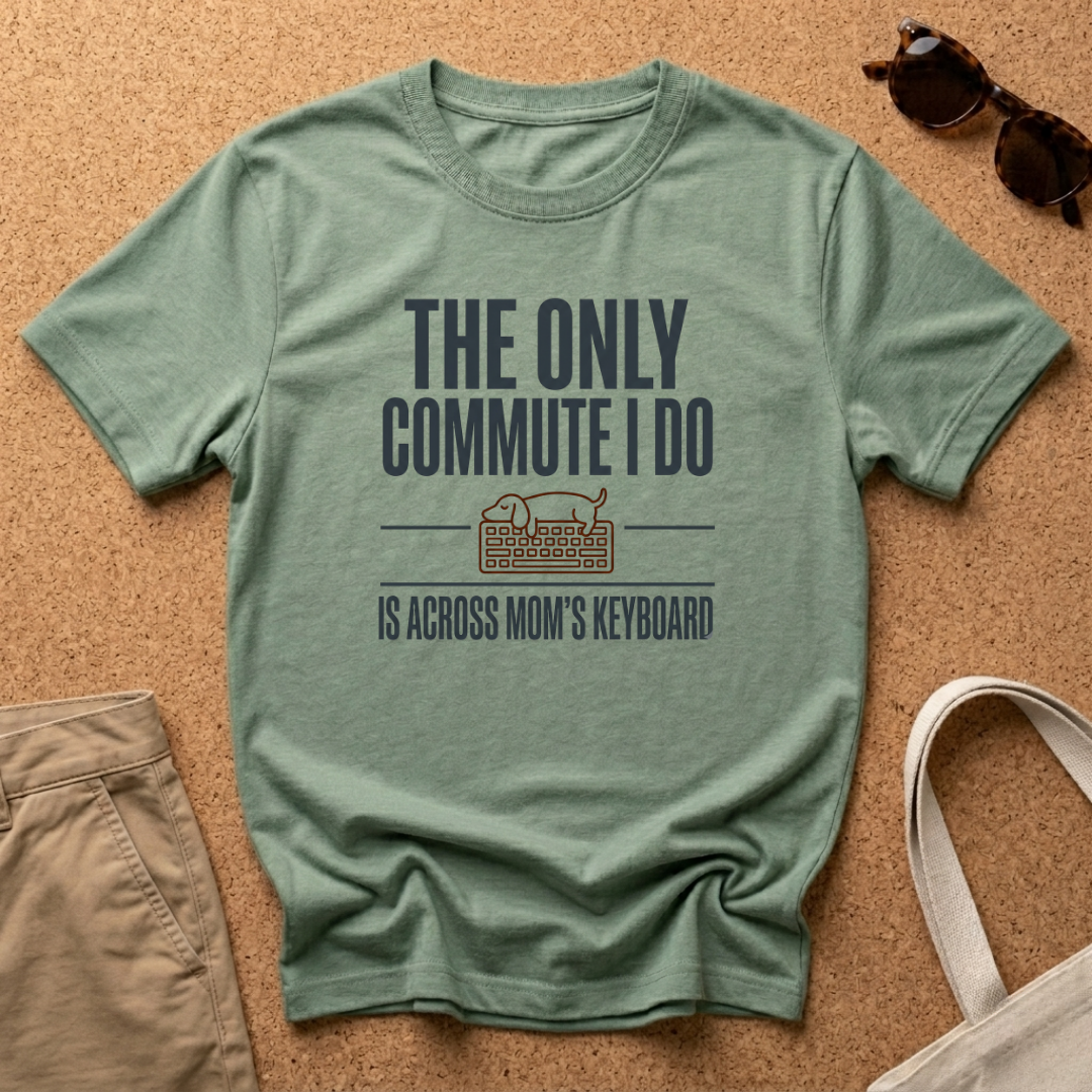 Across Mom's Keyboard T-Shirt