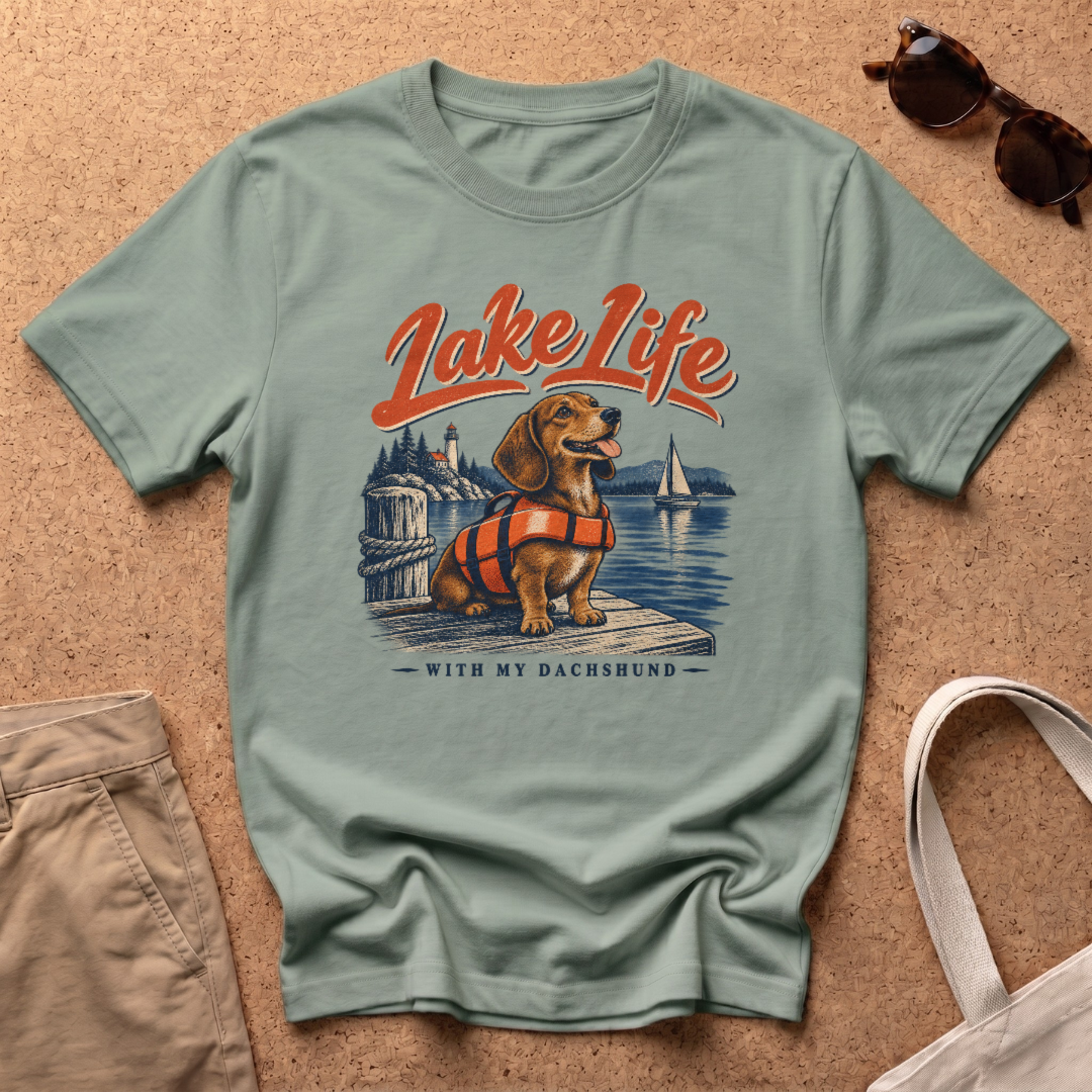 Lake Life T-Shirt - Sage