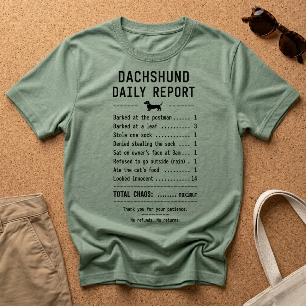 Dachshund Report T-Shirt