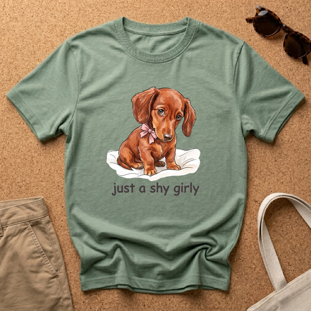A Shy Girly T-Shirt
