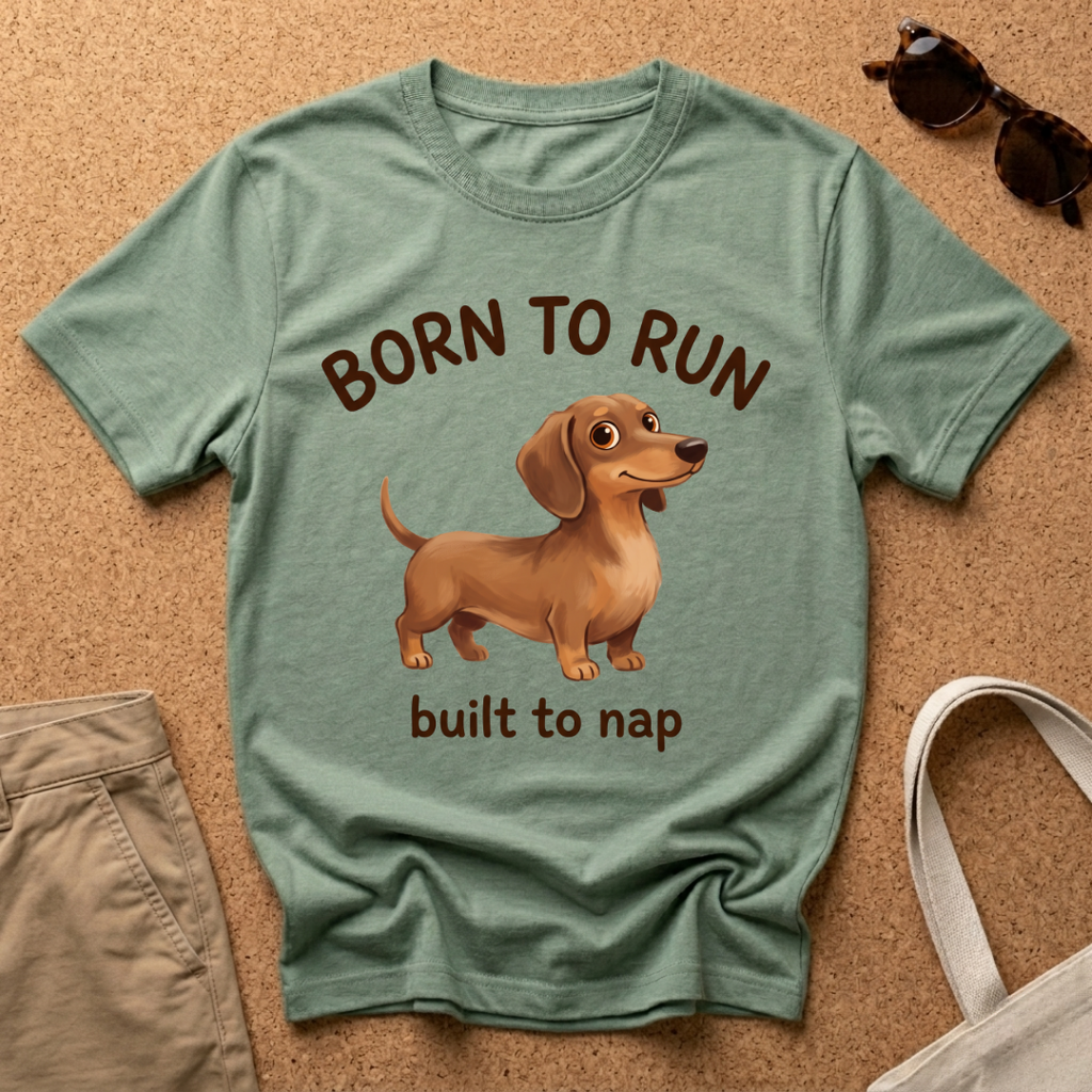 Built to Nap Dachshund T-Shirt