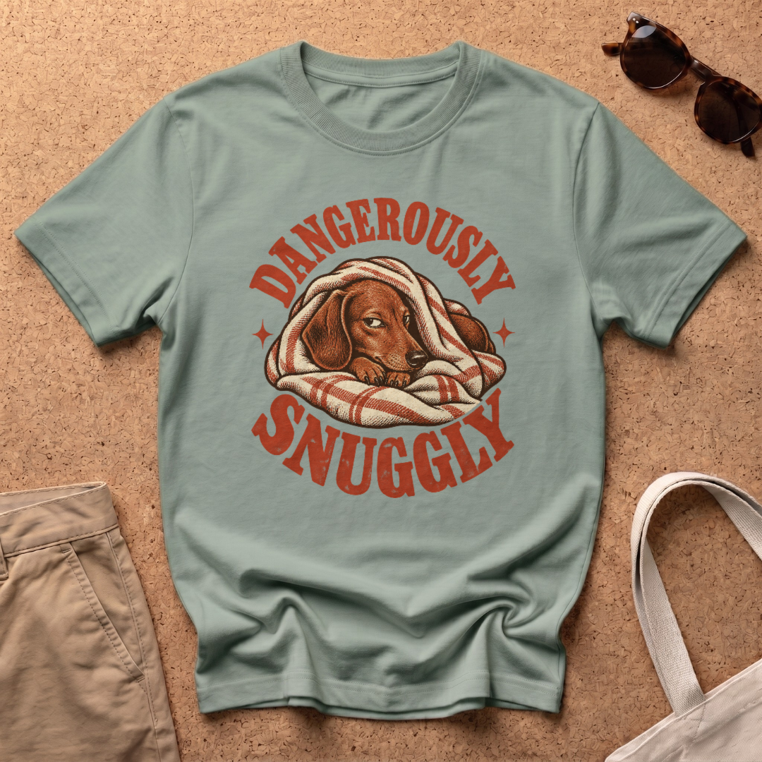 Dangerously Snuggly T-Shirt - Sage