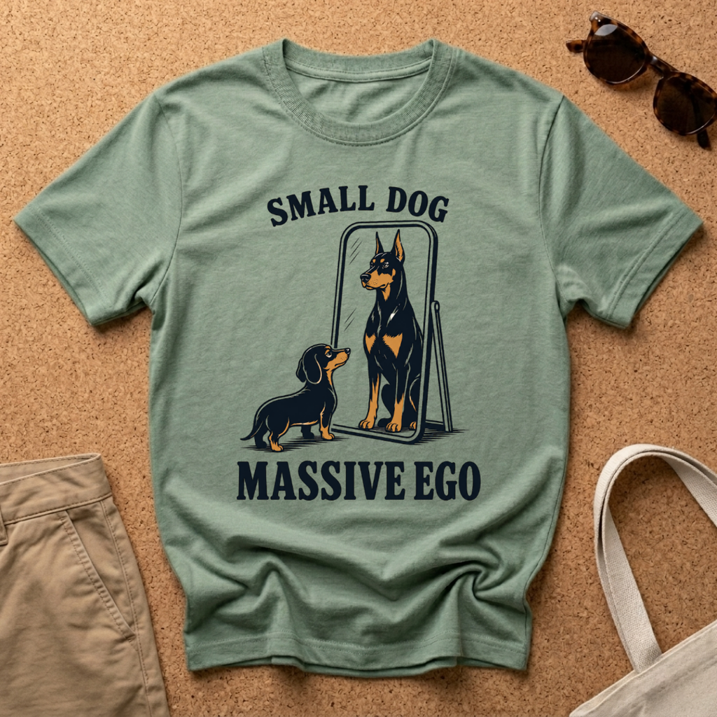 Small Dog Massive Ego T-Shirt