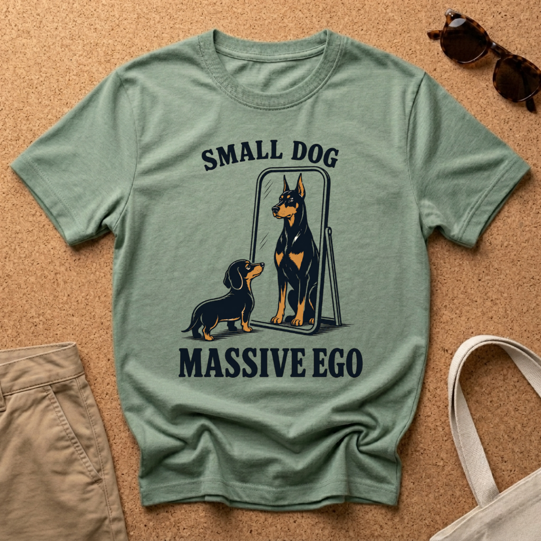 Small Dog Massive Ego T-Shirt