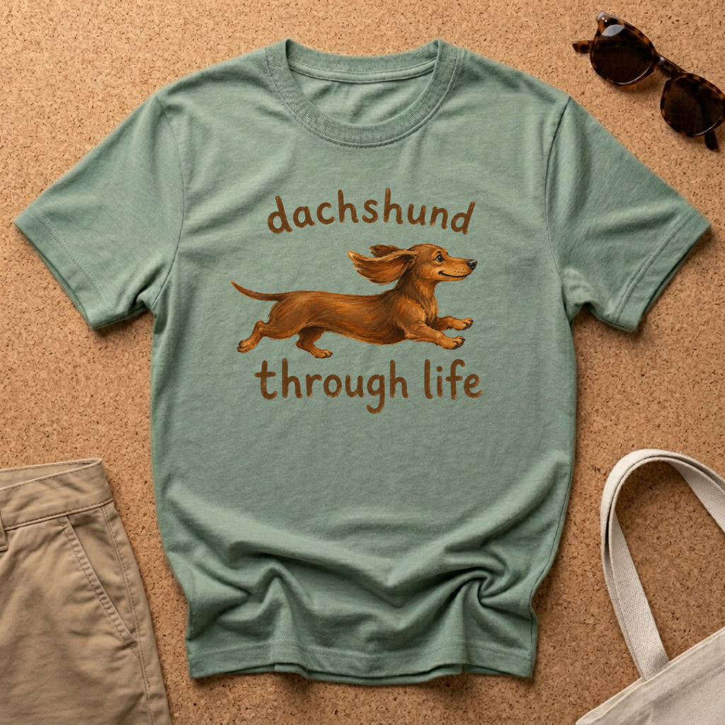 Dachshund Through Life T-Shirt