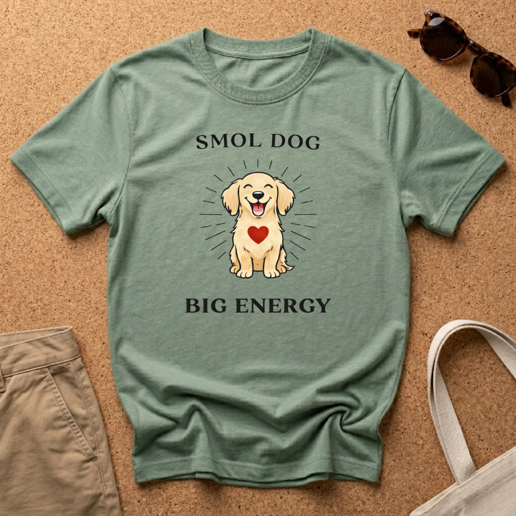 Smol Dog Big Energy T-Shirt