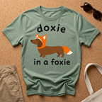 Doxie in a Foxie T-Shirt