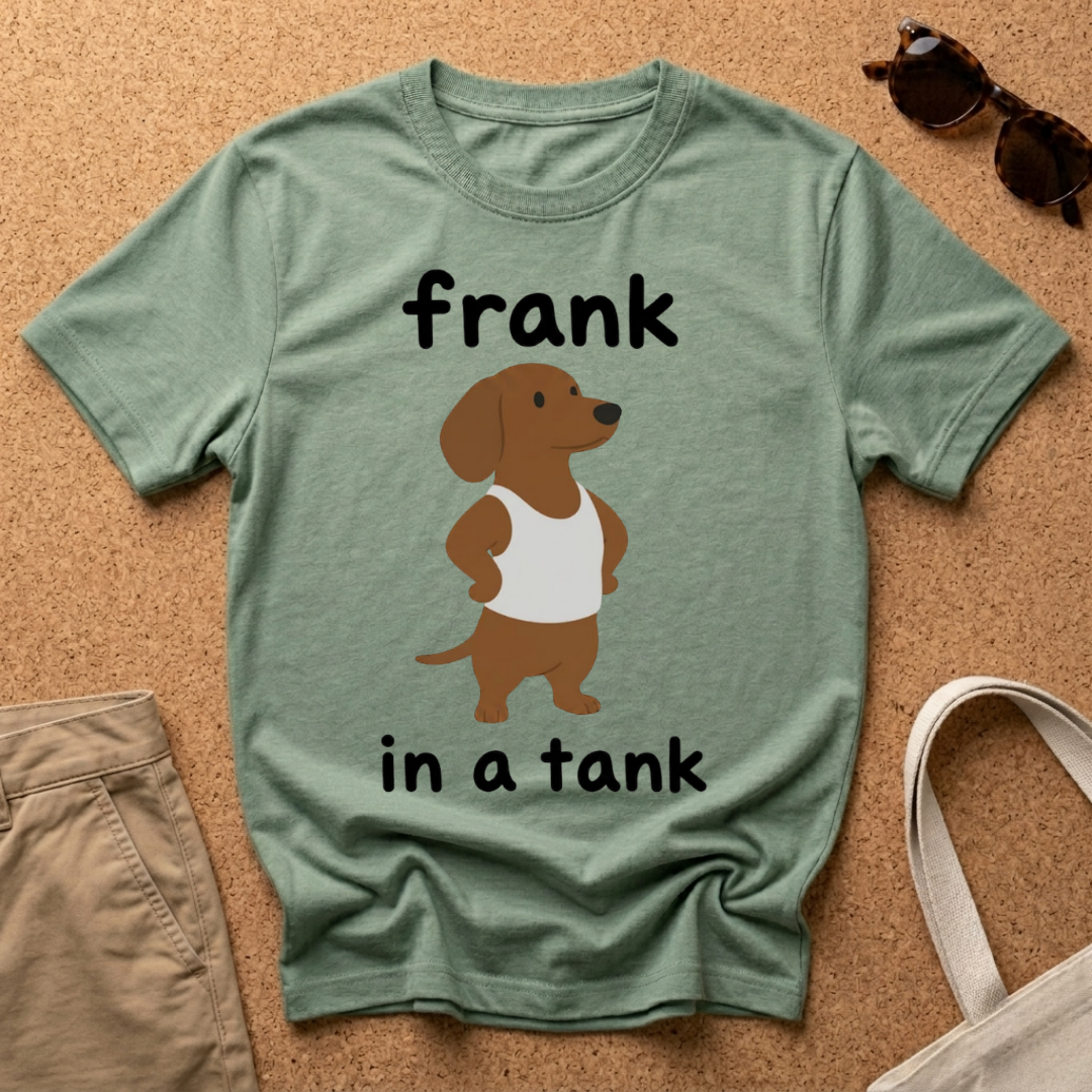 Frank in a Tank T-Shirt